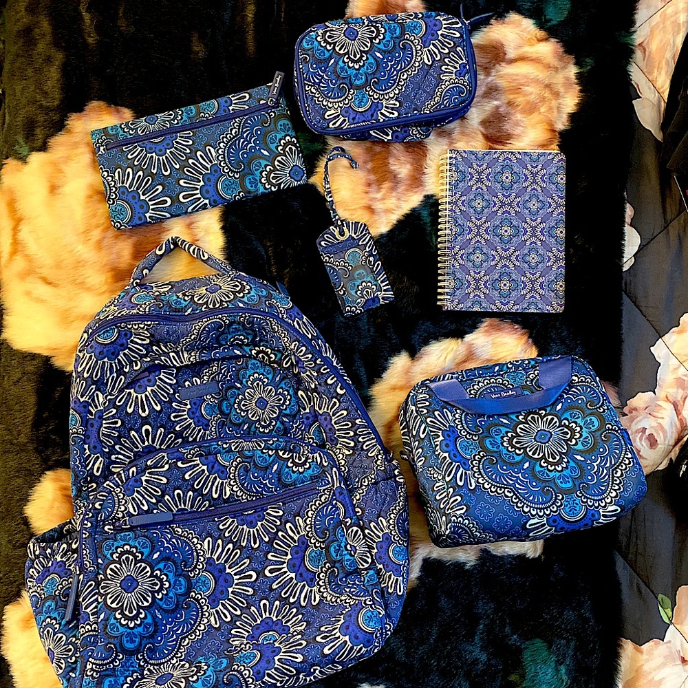 Vera Bradley campus backpack back to school set